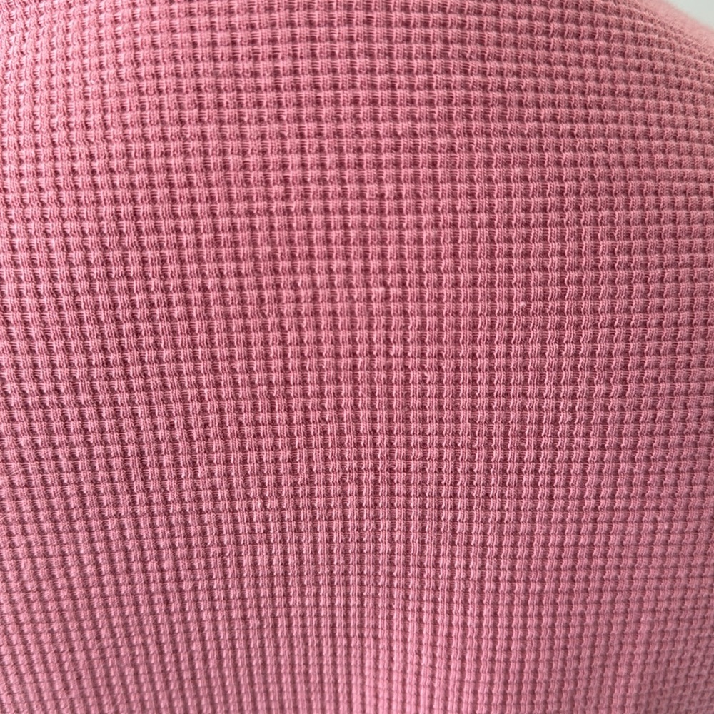 Waffle Knit Button Down Shirt - Picture 5 of 5